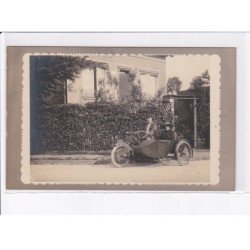 5CPA moto, side car, accident simulé - très bon état