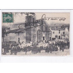 CORTE: une cérémonie religieuse en corse - état