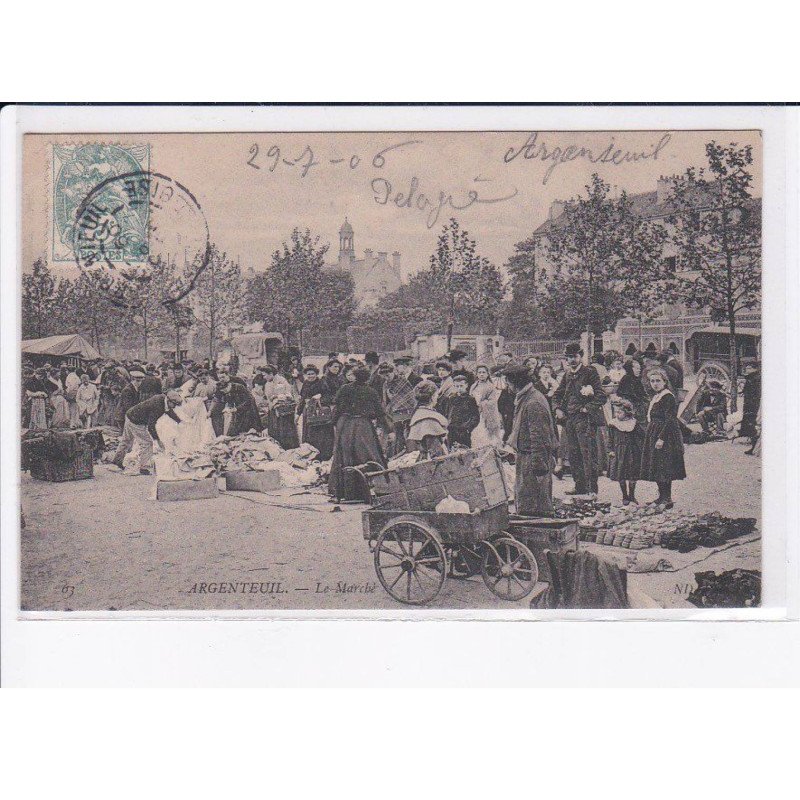ARGENTEUIL: le marché - très bon état