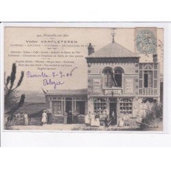 POURVILLE-sur-MER: victor vanfleteren, plombier zingueur couvreur épicerie tabac café - très bon état