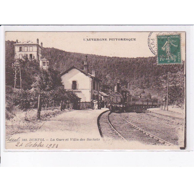 DURTOL: la gare et villa des suchets - état