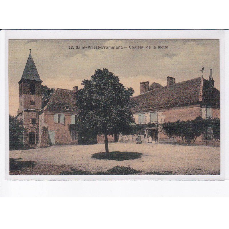 SAINT-PRIEST-BRAMEFANT: château de la motte - très bon état