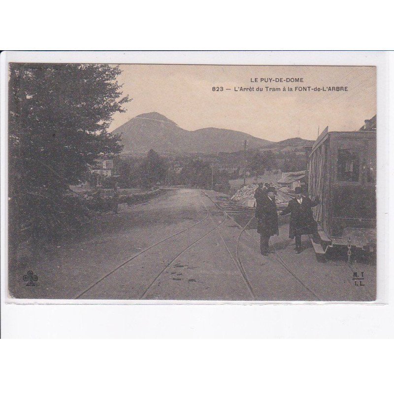 FONT-de-L'ARBRE: l'arrêt du tram - très bon état