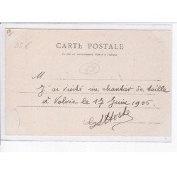 VOLVIC: exploitation de la lave, chantier de taille - très bon état