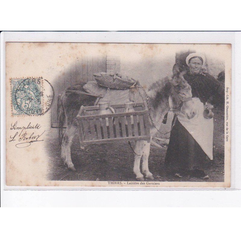 THIERS: laitière des garniers - état