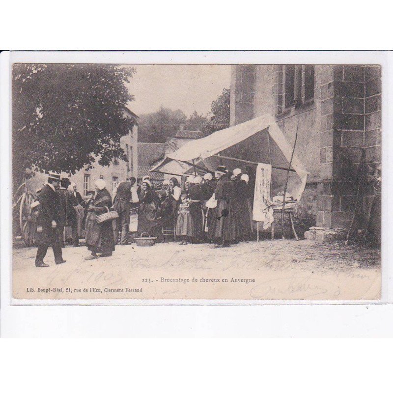 CLERMONT-FERRAND(?): brocantage de cheveux en auvergne - très bon état