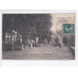 CHATEAU-neuf-les-BAINS: la terrasse des grands bains, la restauration l'heure des déjeuners - très bon état