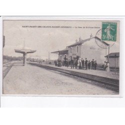 SAINT-PRIEST-des-CHAMPS-SAURET-BESSERVE: la gare de saint-priest-sauret - très bon état