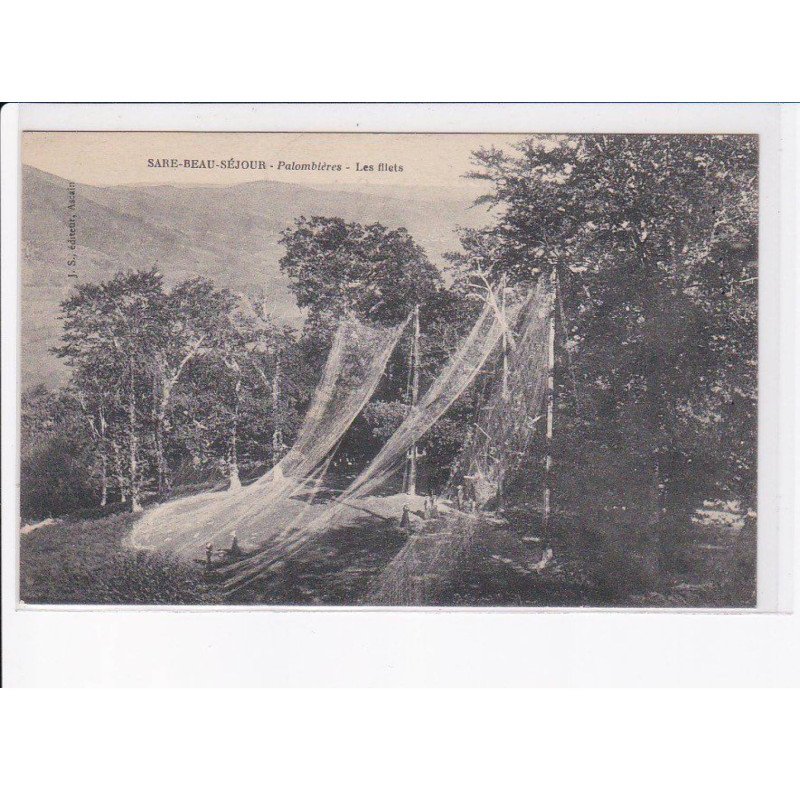 SARE-BEAU-SEJOUR: palombières, les filets - très bon état