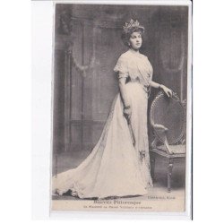 BIARRITZ: sa majesté la reine victoria d'Espagne - très bon état