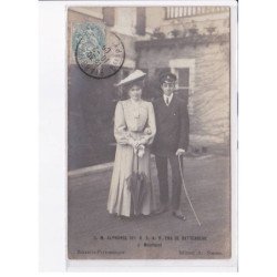 MOURISCOT: Alphonse XIII et Ena de Battenberg - très bon état