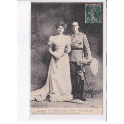 BIARRITZ: alphonse XIII et Victoria-Eugénia - très bon état