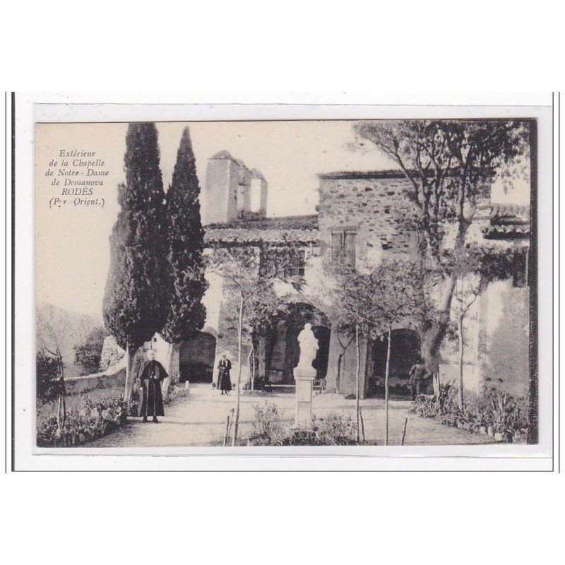 RODES : extérieur de la chapelle de notre-dame de domanova - tres bon etat