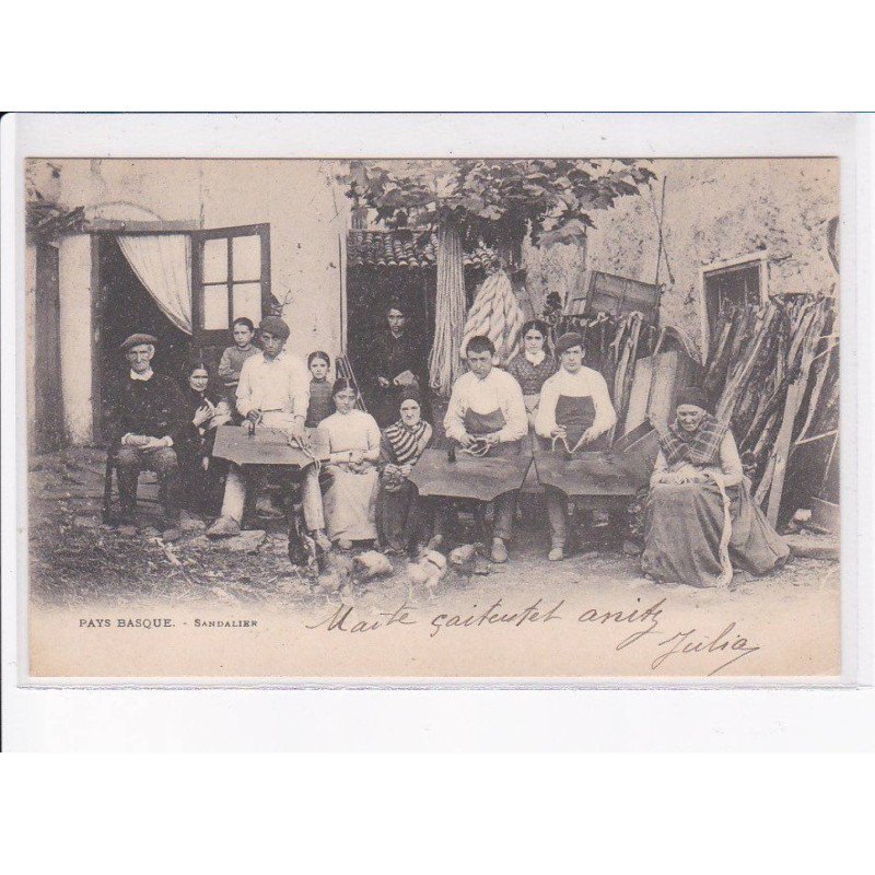 SAINT-JEAN-de-LUZ: sandaliers - très bon état