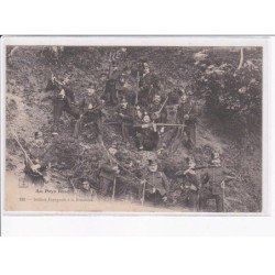 PYRENEES-ATLANTIQUES: soldats espagnols à la frontière - très bon état