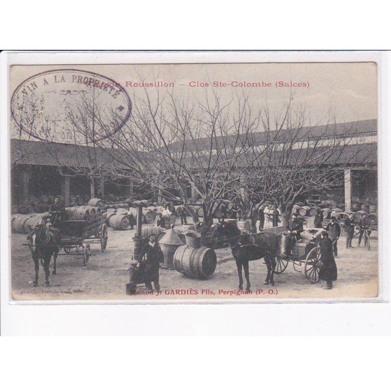 ROUSILLON: clos sainte-colombe (salces) - très bon état
