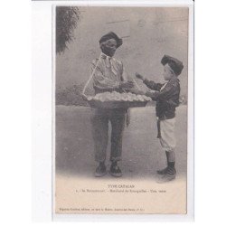 AMELIE-les-BAINS(?): type catalan, al rousquillet, marchand de rousquilles, une vente - très bon état