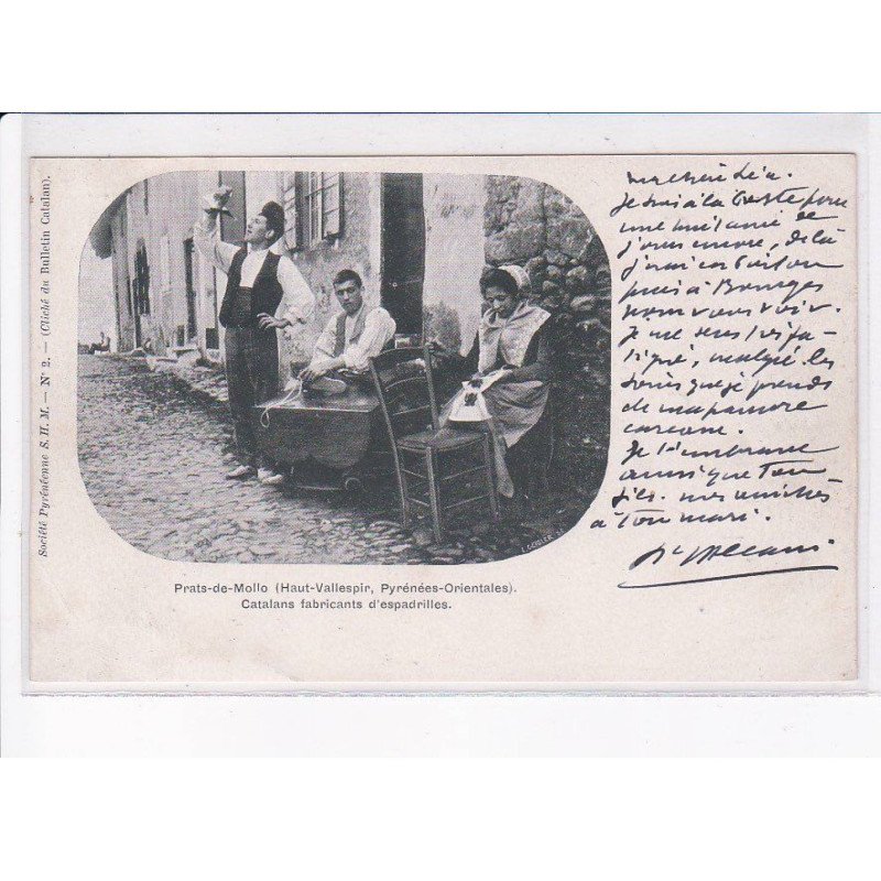PRATS-de-MOLLO: catalans fabricants d'espadrilles - très bon état