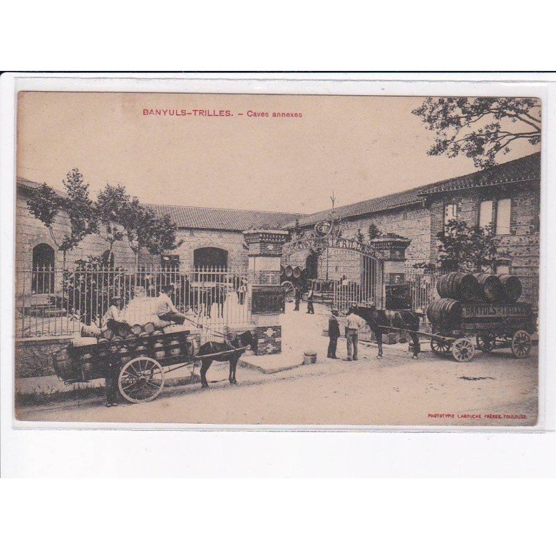 BANYULS-TRILLES: caves annexes - état