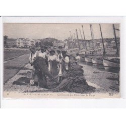 BANYULS-sur-MER: agencement des filets pour la pêche - très bon état