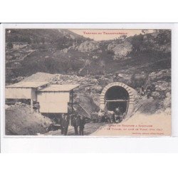 PYRENEES-ORIENTALES: travaux du transpyrénées ligne de toulouse à barcelone, le tunnel - très bon état