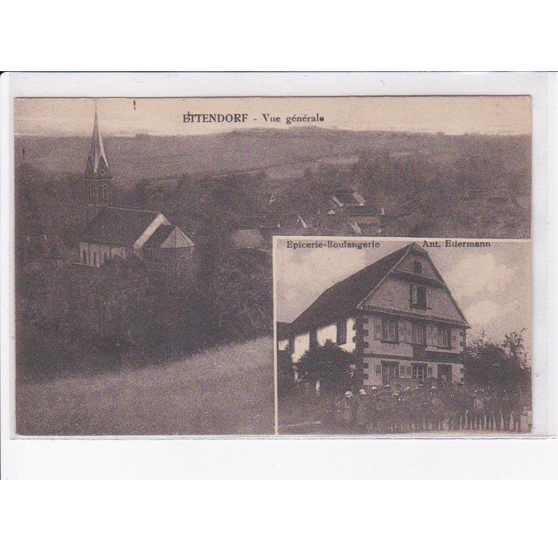 BITTENDORF: vue générale, épicerie-boulangerie - très bon état