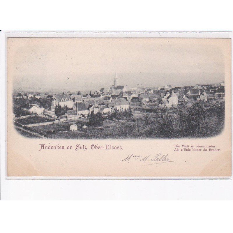 SULZ: andenken, vue générale - état