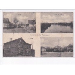 WANTZENAU: souvenir, la gare, l'église, 4 vues - état