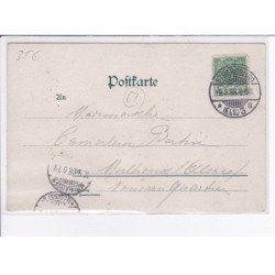 STRASBOURG: gruss aus dem hauptrestaurant orangerie - très bon état