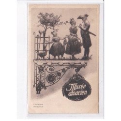 BAS RHIN: musée alsacien, l'enseigne das schild - très bon état