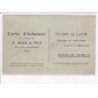 BELLEVILLE-sur-SAONE: carte d'acheteur de lal part de C. Roux et fils, tonnellerie, partie d'atelier - très bon état