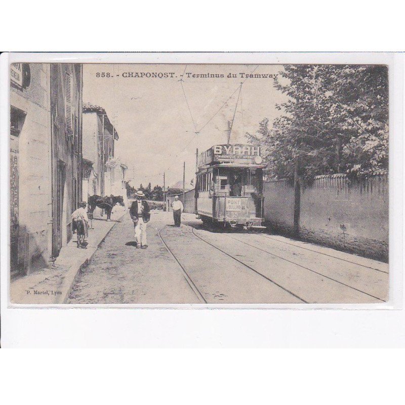 CHAPONOST: terminus du tramway - état