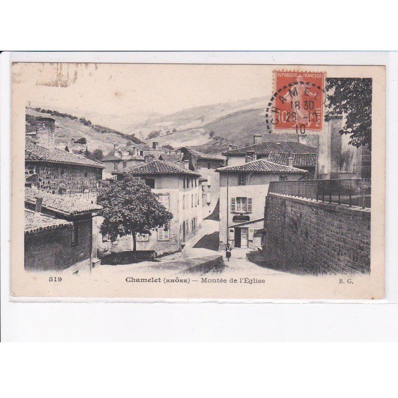 CHAMELET: montée de l'église - très bon état