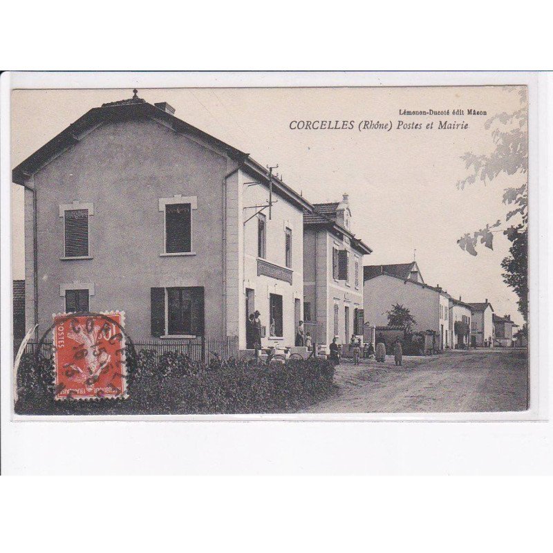 CORCELLES: postes et mairie - très bon état