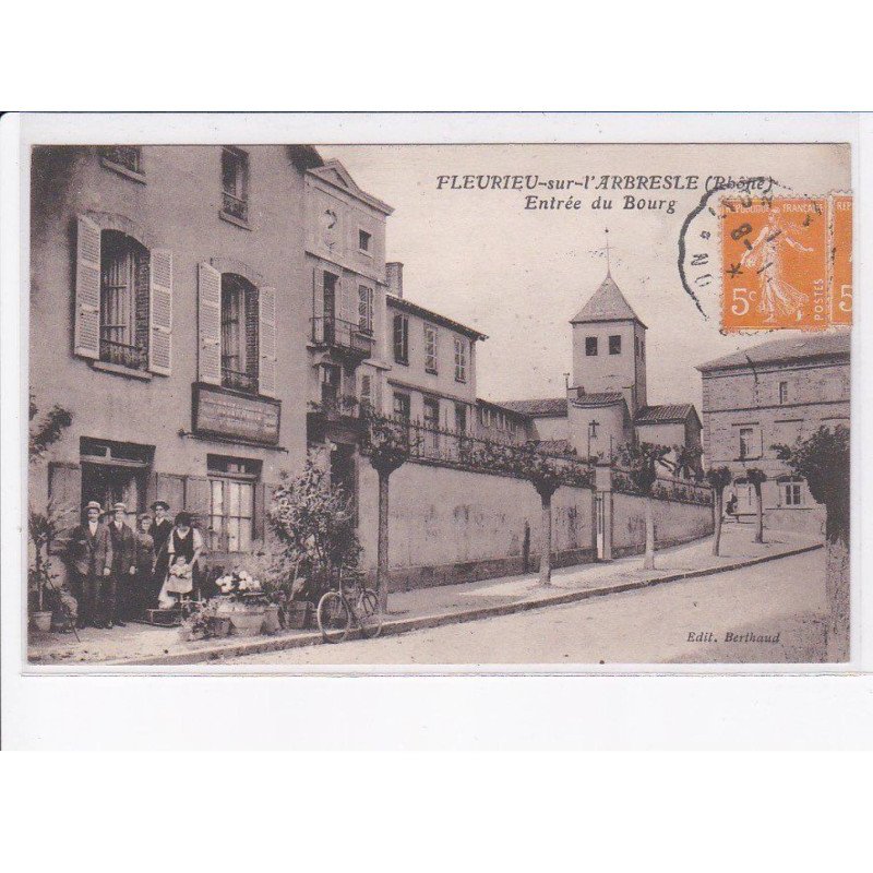 FLEURIEU-sur-L'ARBRESLE: entrée du bourg - très bon état