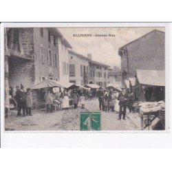 ALLIERES: grande-rue - très bon état