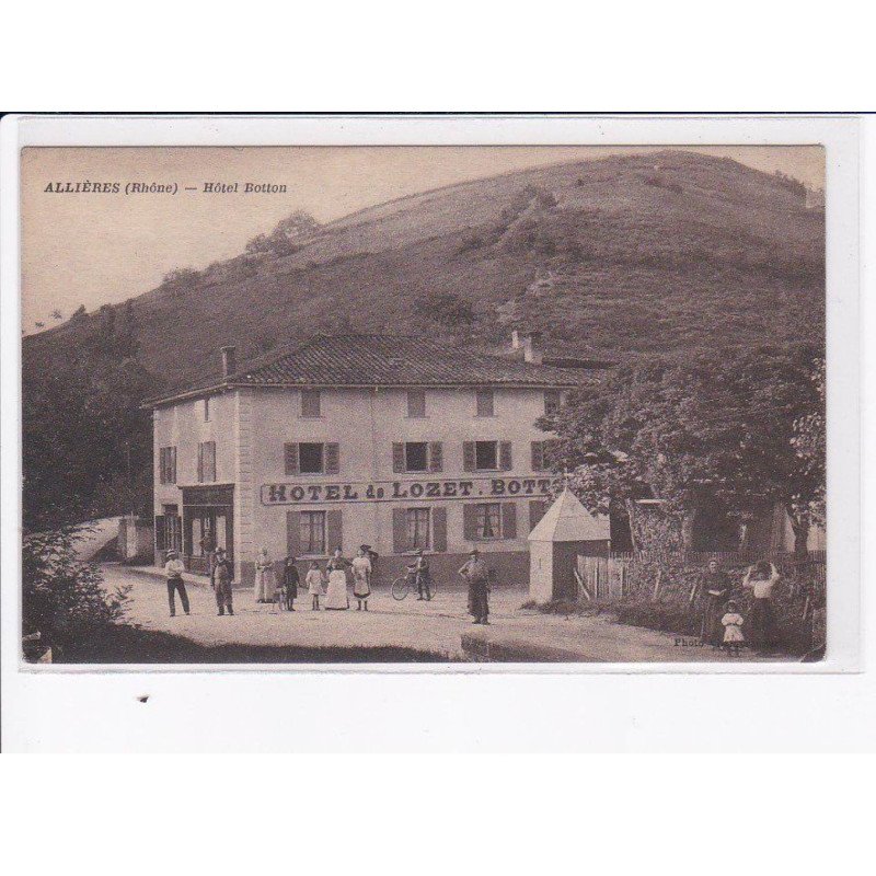 ALLIERES: hôtel botton - très bon état