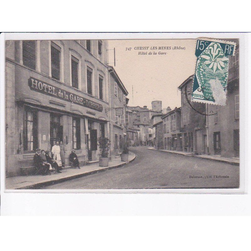 CHESSY-les-MINES: hôtel de la gare - état