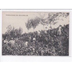 RHONE: vendanges en beaujolais - très bon état