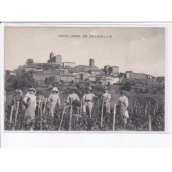 RHONE: vendanges en beaujolais - très bon état