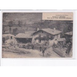 BEAUJEU: haut de la ville, scierie A. Nesmes - état