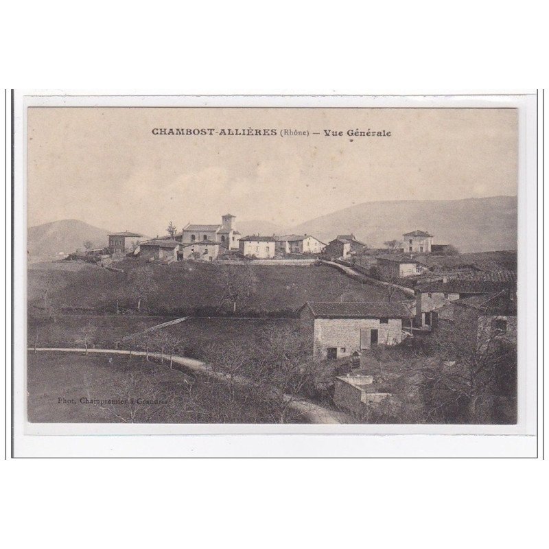 CHAMBOST-ALLIERES : vue generale - tres bon etat CHAMBOST-ALLIERES : vue generale - tres bon etat