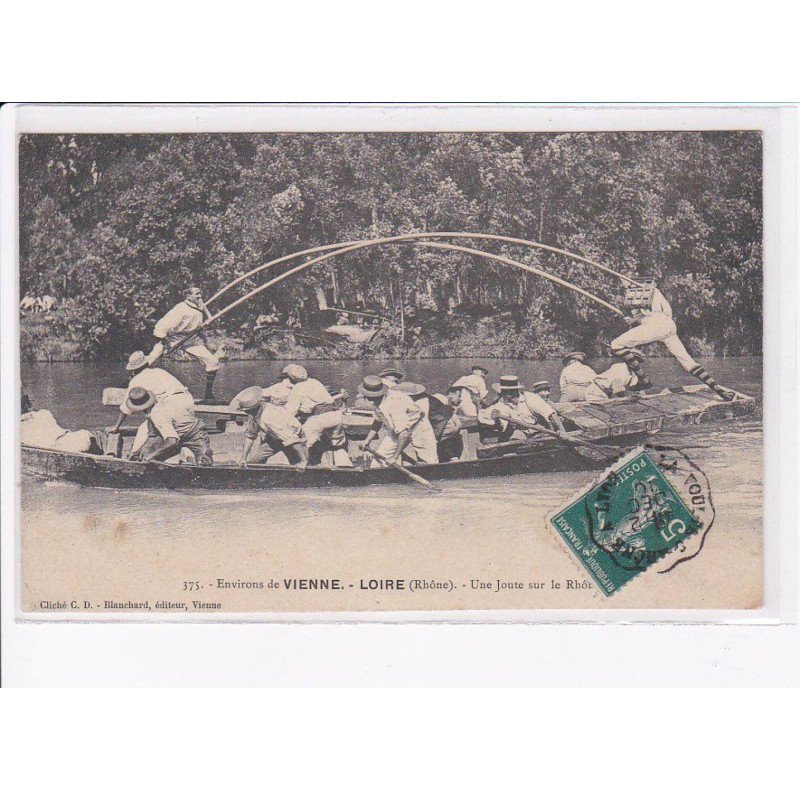 LOIRE: une joute sur le rhône - très bon état