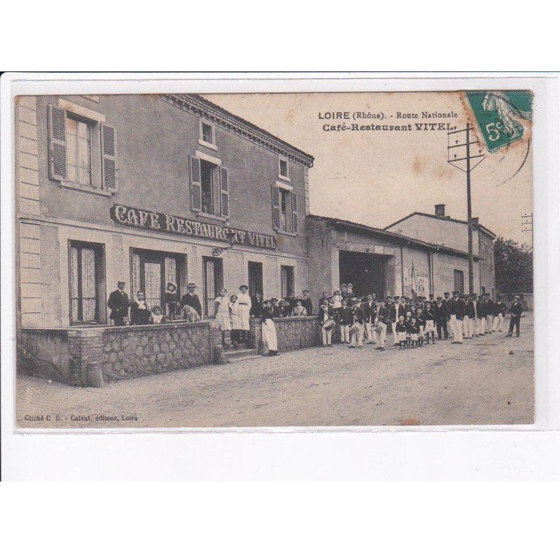 LOIRE: route nationale café-retaurant vitel - état