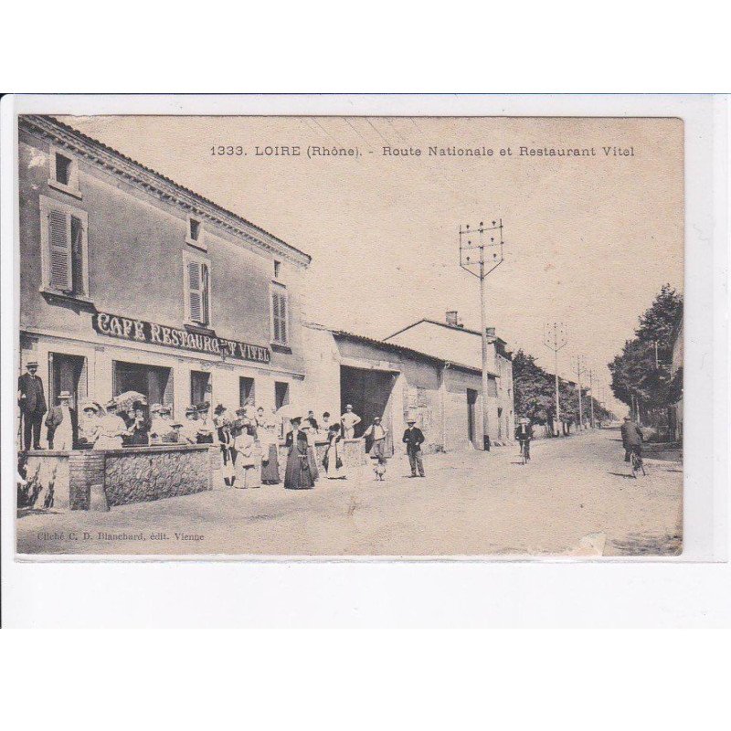 LOIRE: route nationale et restaurant vitel - état