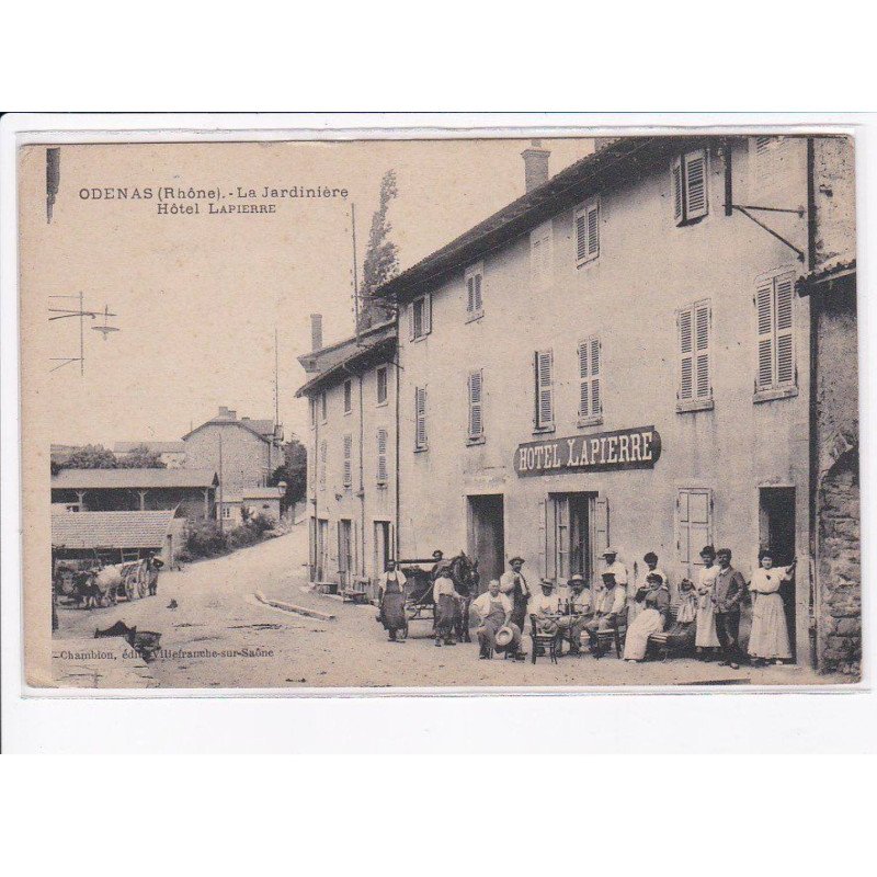 ODENAS: la jardinière, hôtel lapierre - état