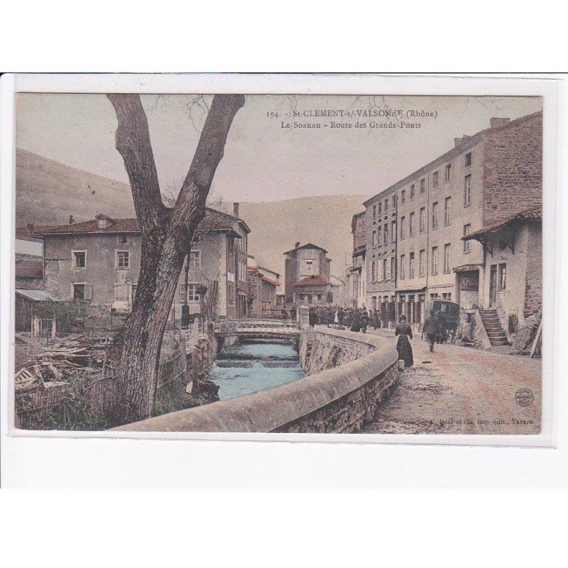 SAINT-CLEMENT-sur-VALSONNE: le soanan, route des grands-ponts - très bon état
