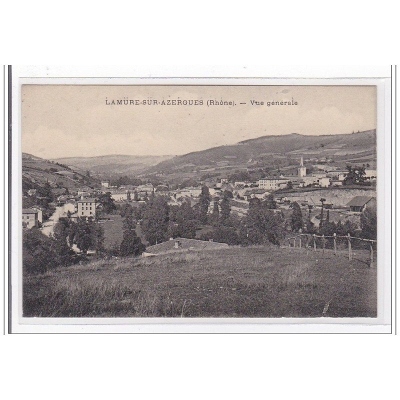LAMURE-sur-AZERGUES : vue generale - tres bon etat