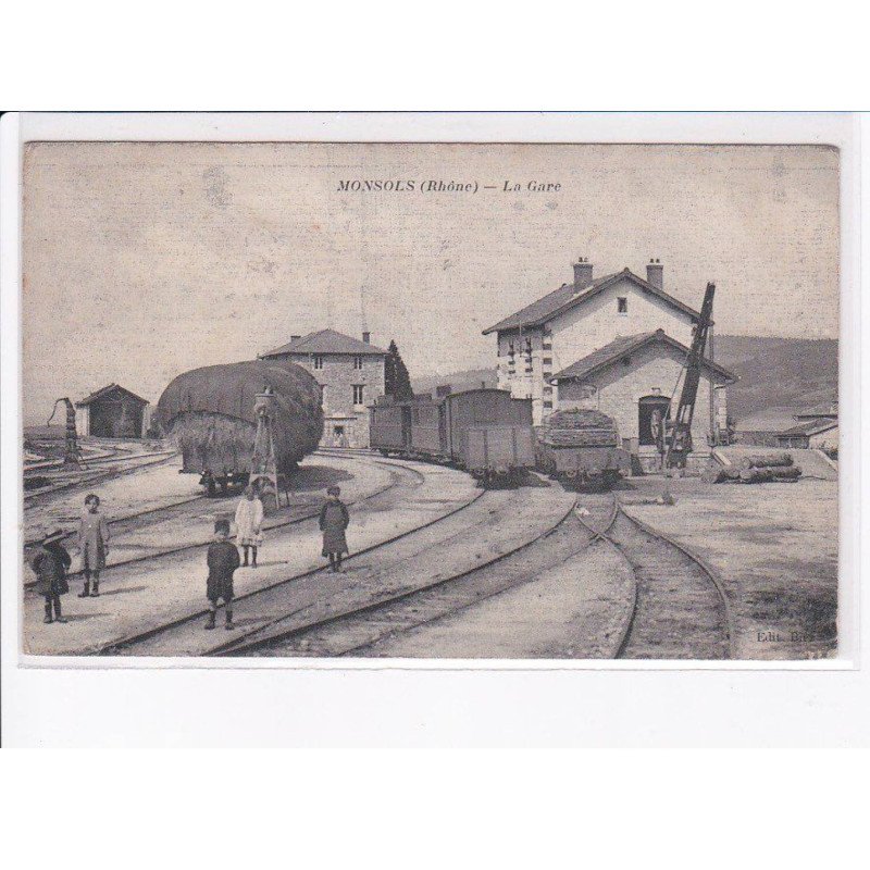 MONSOLS: la gare - très bon état