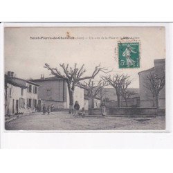 SAINT-PIERRE-de-CHANDIEN: un coin de la place et la ville aubert - très bon état